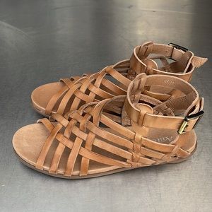 Antelope “Rachel” cognac leather sandals. New in box from Sundance.